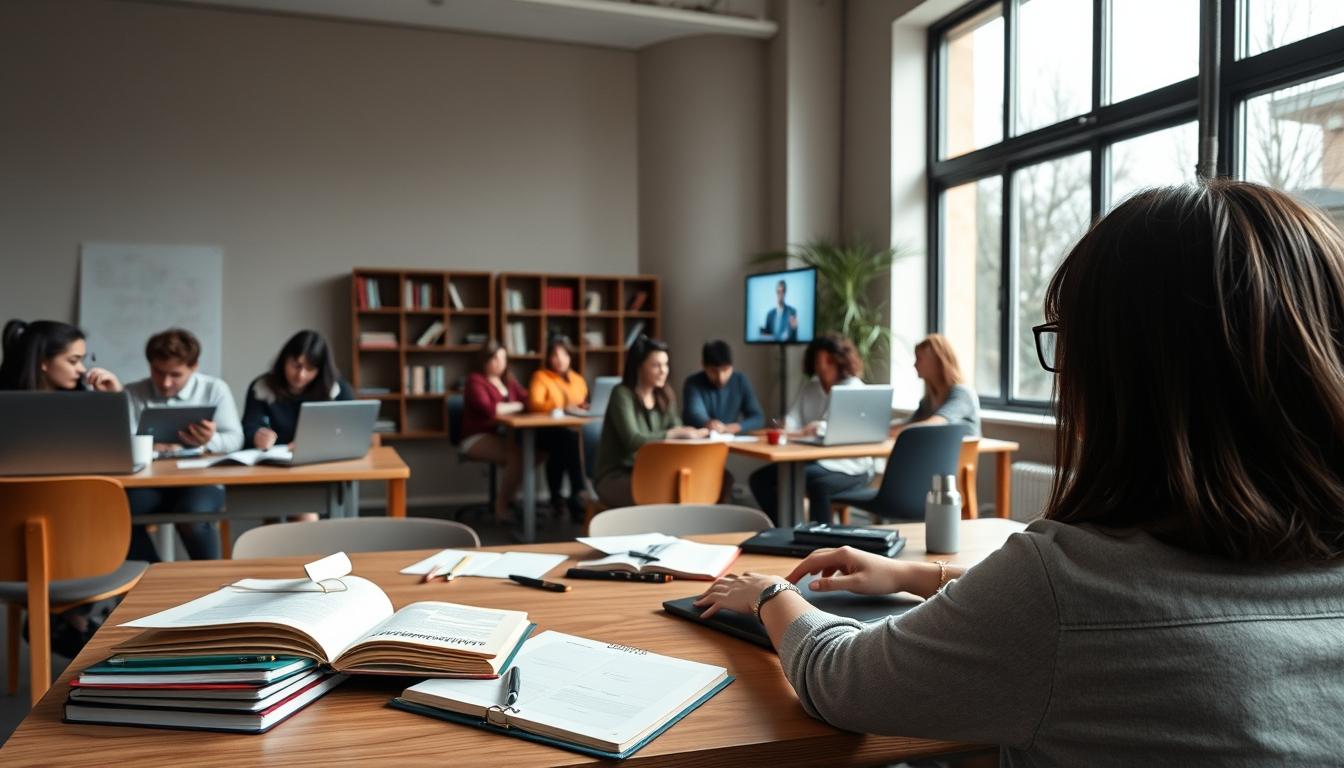 Organized study environment supporting productive learning